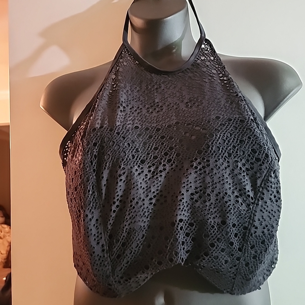 ELOMI SWIMSUIT HALTER BACKLESS TOP